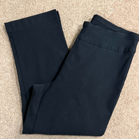 Tribal Pants - Tribal Black Pull-On Capri’s